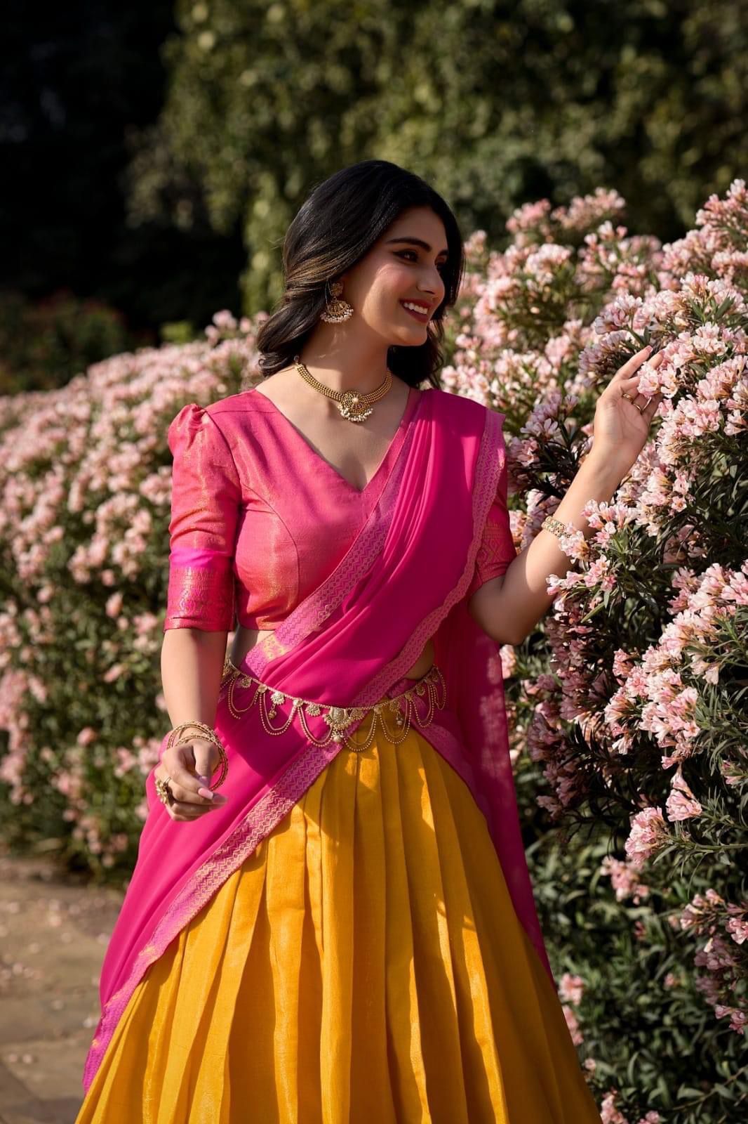 Kanchipuram Zari Weaving Lehnga Choli - Shopaholics Choice