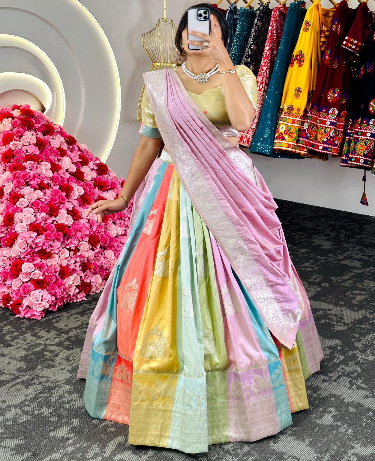 Dola Silk Jacquard Lehnga Choli - Shopaholics Choice