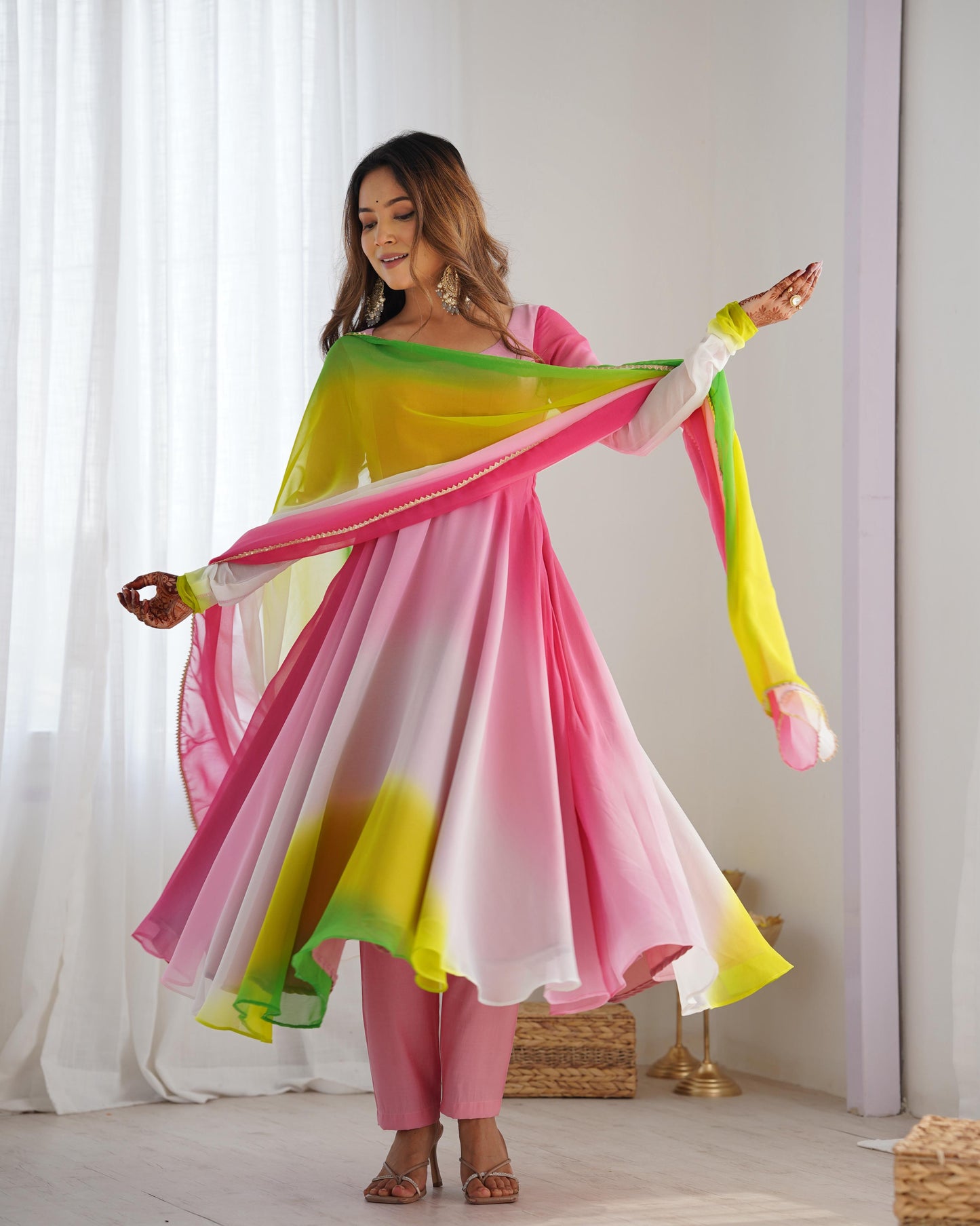 Georgette TieDie Flaredcs - Shopaholics Choice